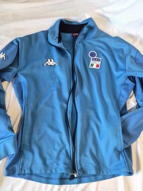 Vintage Kappa GARA Italy National Team Track Jacket - Blue - Size M